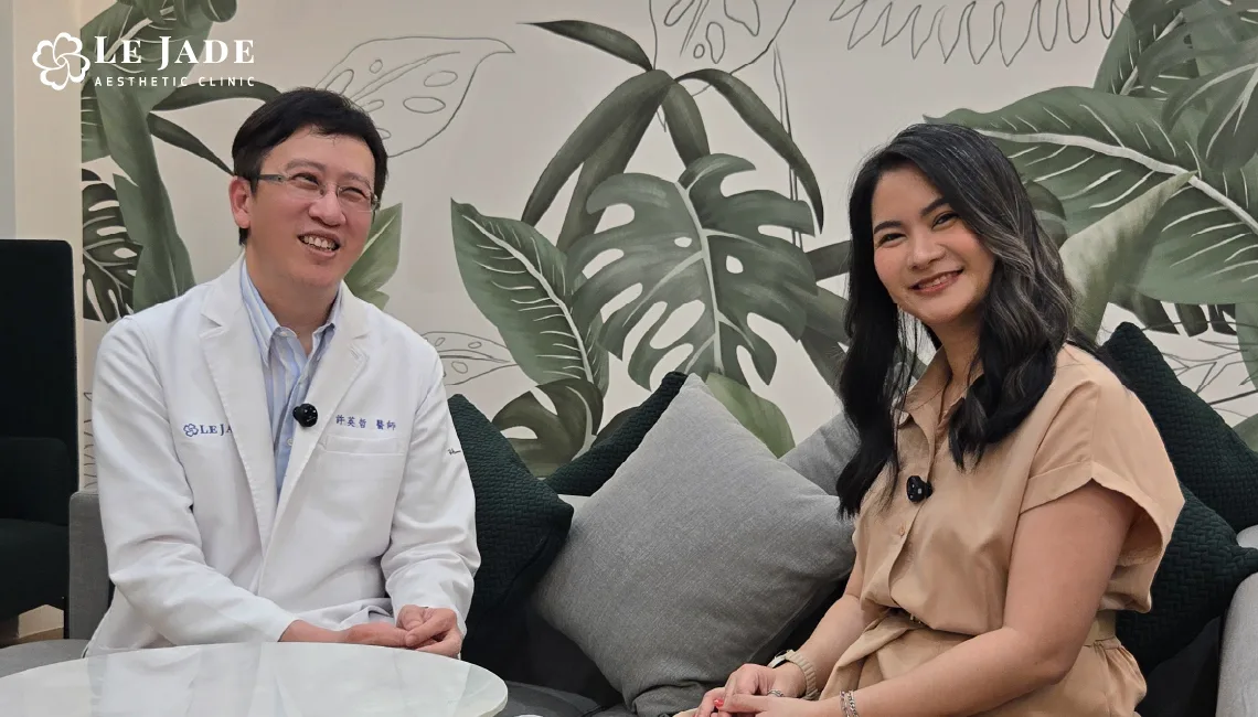 萊佳許英哲醫師與逆時針原廠講師合影