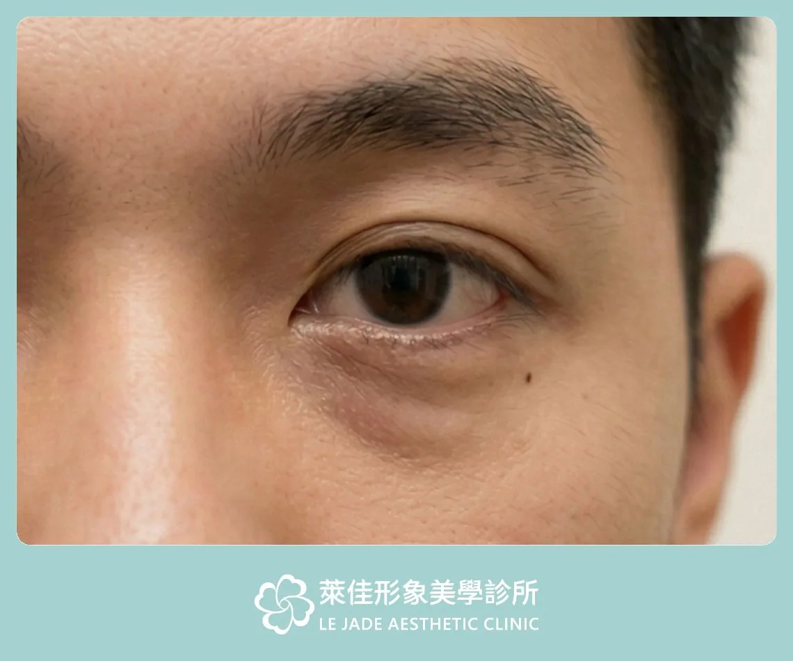 淚溝型眼袋示意圖