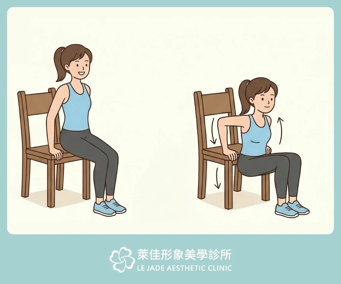 瘦蝴蝶袖動作示範圖