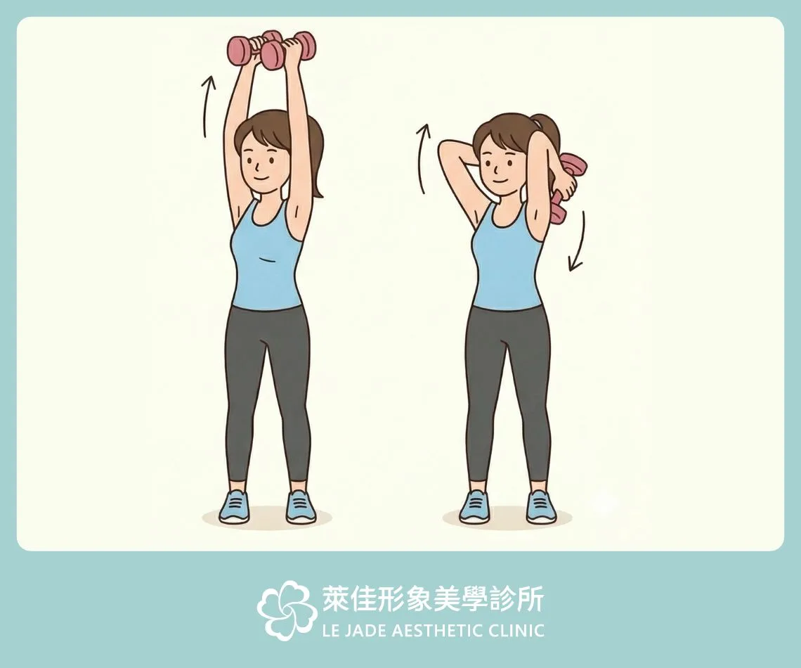 瘦蝴蝶袖動作示範圖